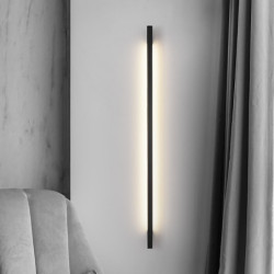 led væglampelampe indendørs minimalistisk lineær strip vægmonteringslampe lang boligindretningsbelysningsarmatur, indendørs...