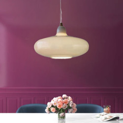 led pendel moderne led loftslampe rund form lysarmaturer i minimalistisk stil lofthængende med glasskærm til køkkenø,...