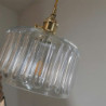 19cm enkelt design pendel led glas vintage stil galvaniseret