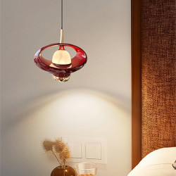 led pendel pendel lampe køkkenø hængende lysekrone lysarmaturer soveværelse sengekant justerbar loftslampe hængende lampe...