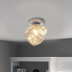 led loftslampe 15cm isdesign 1-lys metal led flush mount lys metal moderne stil malede finish til korridor