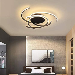 1-lys 56 cm loftslamper led aluminium geometrisk malet finish design flush mount lys moderne kunstnerisk køkken soveværelse lys...